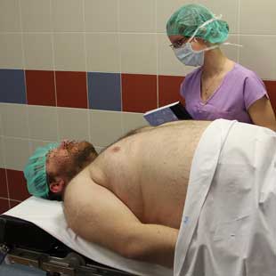 Anaesthesia of obese patient Annotation image